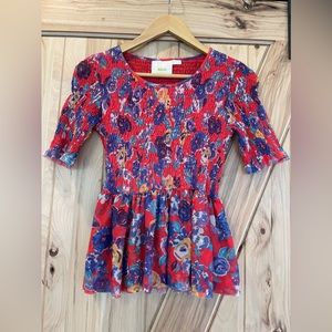 Anthropologie / Maeve peplum top